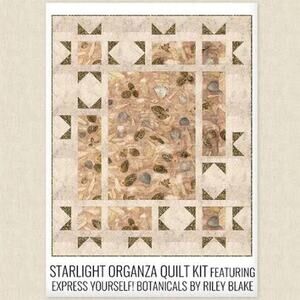 Botanicals Starlight Quilt Kit feat. Expressions Batiks for Riley Blake Designs
